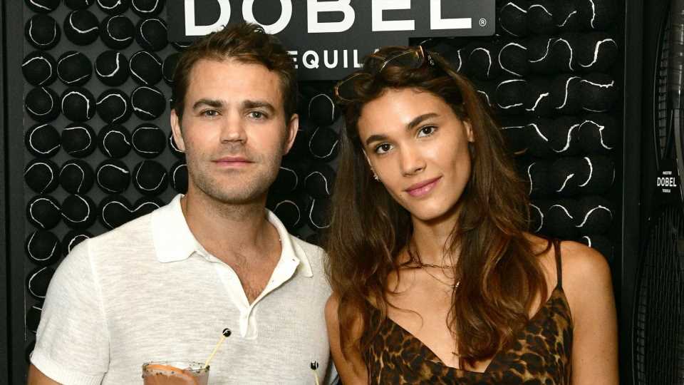 Paul Wesley und seine Freundin Natalie besuchen US Open