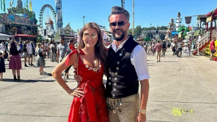 Simone Ballack strahlt mit ihrem Neuen beim Oktoberfest!