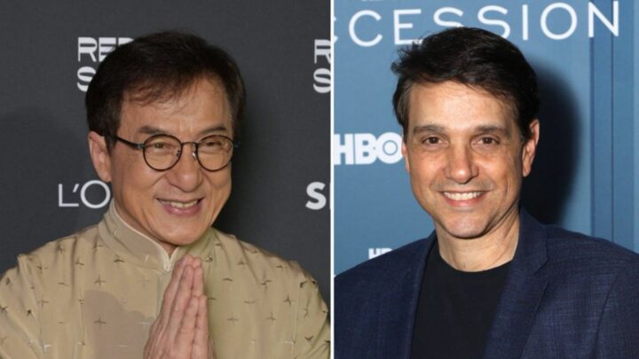 Mit Jackie Chan und Ralph Macchio