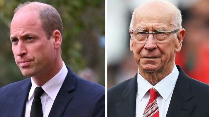 Prinz William wirkte auf Bobby Charltons Beisetzung bedrückt