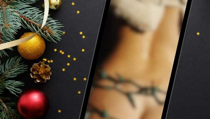 Welches Model wagte das? Lichterkette als Outfit für neue Collection