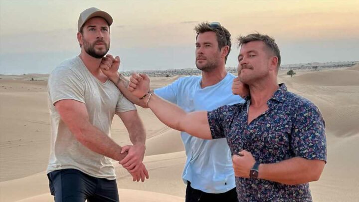 Großer Familientrip: Hemsworth-Brüder urlauben in Abu Dhabi